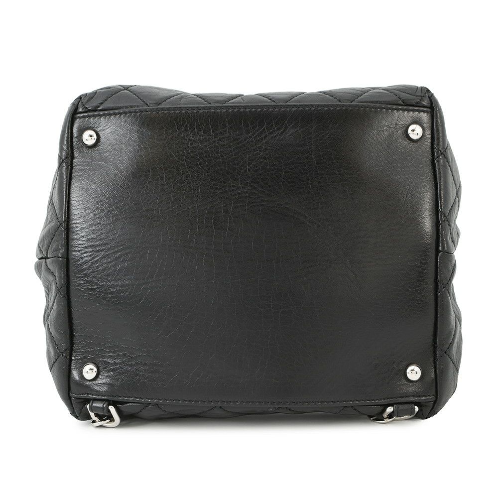 シャネル リュック マトラッセ ココマーク 北京 2in1 バックパック レザー CHANEL バッグ 黒