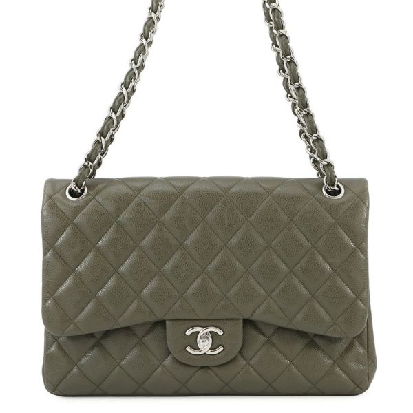 シャネル チェーンショルダーバッグ ココマーク マトラッセ30 キャビアスキン A58600 CHANEL デカマト