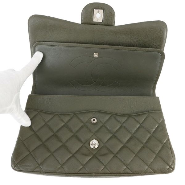 シャネル チェーンショルダーバッグ ココマーク マトラッセ30 キャビアスキン A58600 CHANEL デカマト