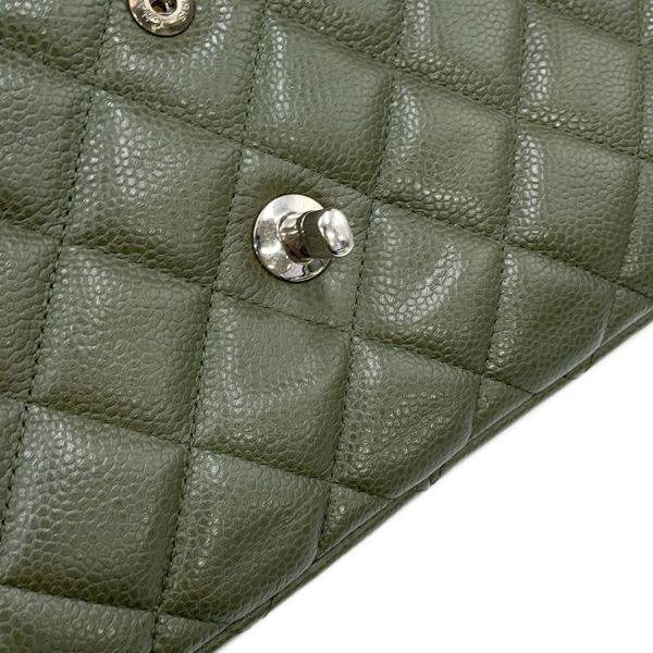 シャネル チェーンショルダーバッグ ココマーク マトラッセ30 キャビアスキン A58600 CHANEL デカマト