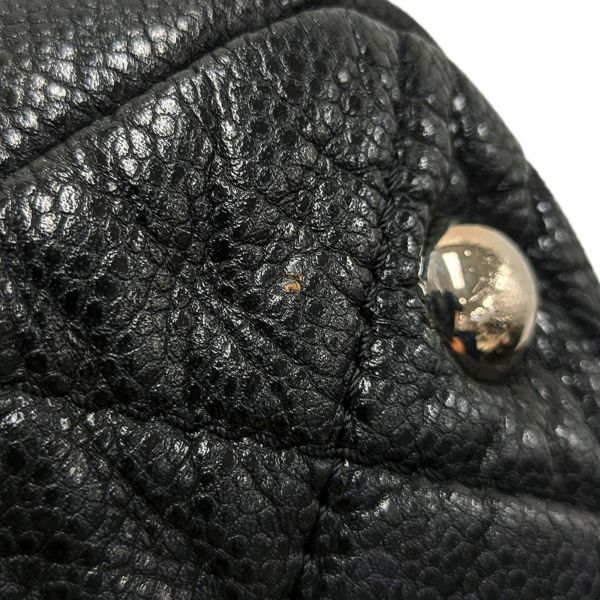 シャネル チェーンショルダーバッグ マトラッセ デカココマーク A48374 CHANEL バッグ 黒