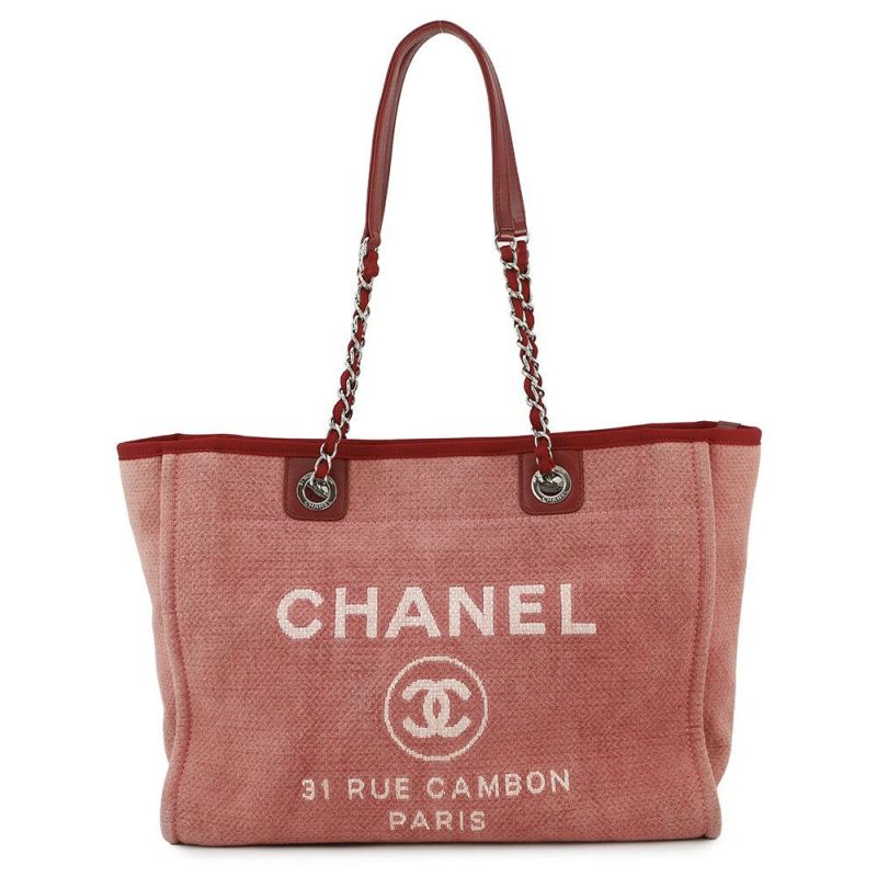 シャネル トートバッグ ドーヴィルライン ココマーク キャンバス A67001CHANEL バッグ