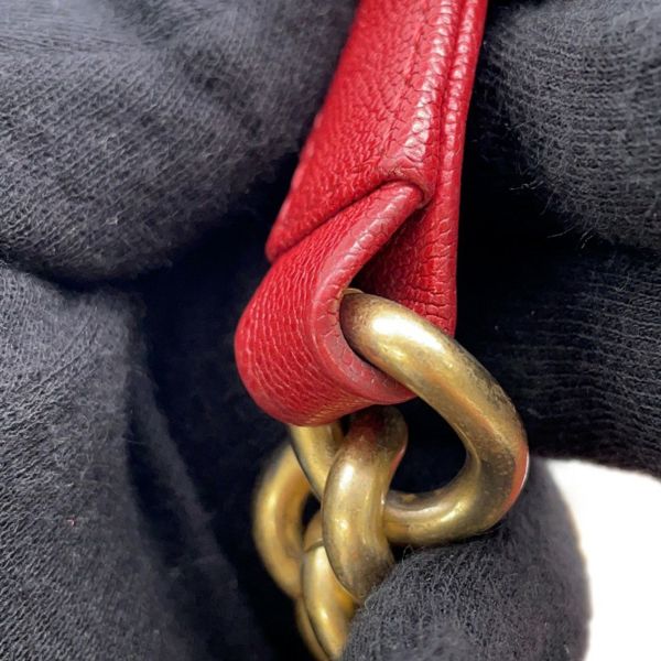 シャネル チェーンショルダーバッグ ボーイシャネル キャビアスキン CHANEL バッグ