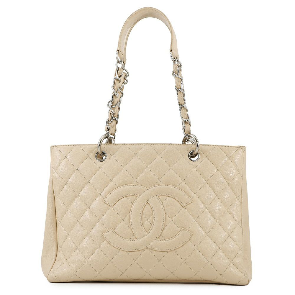シャネル チェーントートバッグ ココマーク マトラッセ GST キャビアスキン A50995 CHANEL