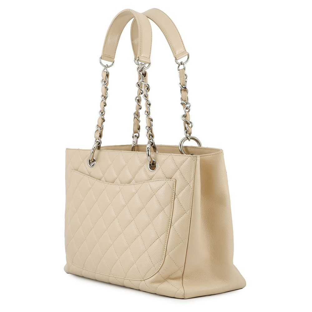 シャネル チェーントートバッグ ココマーク マトラッセ GST キャビアスキン A50995 CHANEL