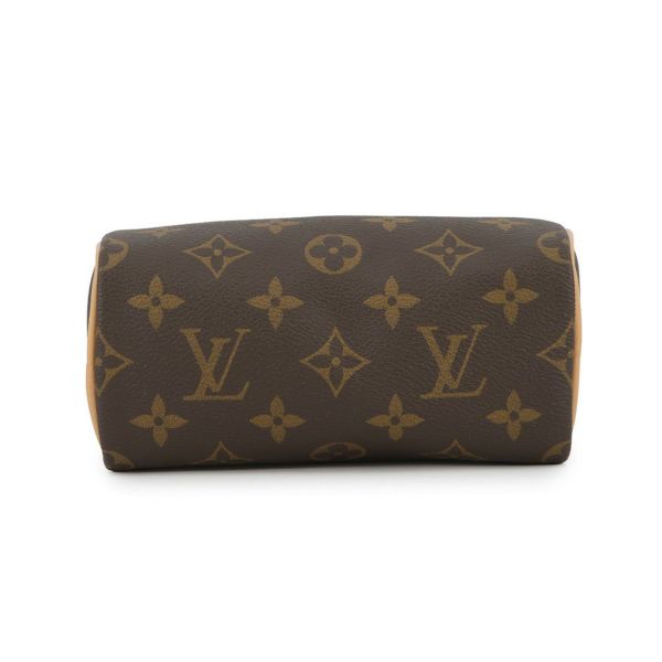ルイヴィトン ハンドバッグ モノグラム ナノ・スピーディ M81085 LOUIS VUITTON 2way ショルダーバッグ
