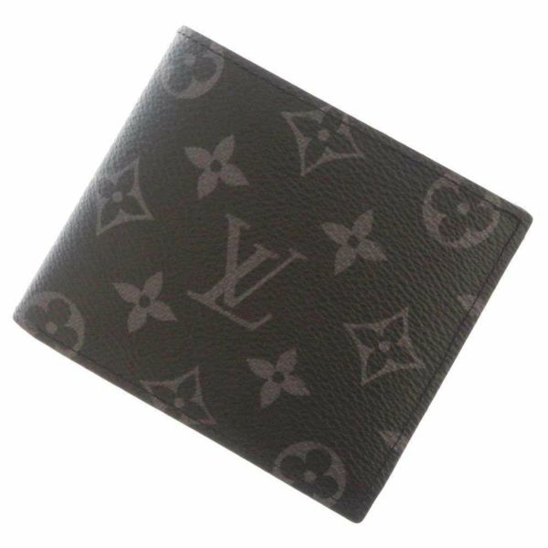 ルイヴィトン 財布 モノグラム・エクリプス ポルトフォイユ・マルコ NM M62545 LOUIS VUITTON ヴィトン 二つ折り財布 メンズ 黒 ブラック