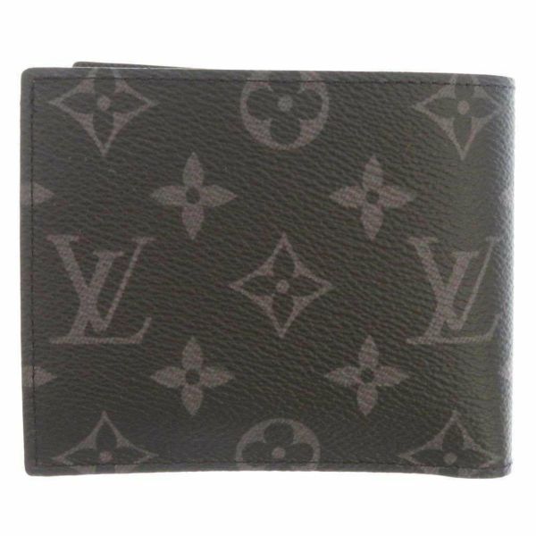 ルイヴィトン 財布 モノグラム・エクリプス ポルトフォイユ・マルコ NM M62545 LOUIS VUITTON ヴィトン 二つ折り財布 メンズ 黒 ブラック