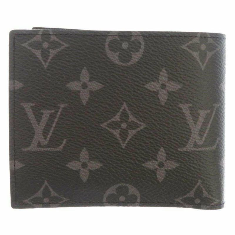 ルイヴィトン 財布 モノグラム・エクリプス ポルトフォイユ・マルコ NM M62545 LOUIS VUITTON ヴィトン 二つ折り財布 メンズ 黒 ブラック