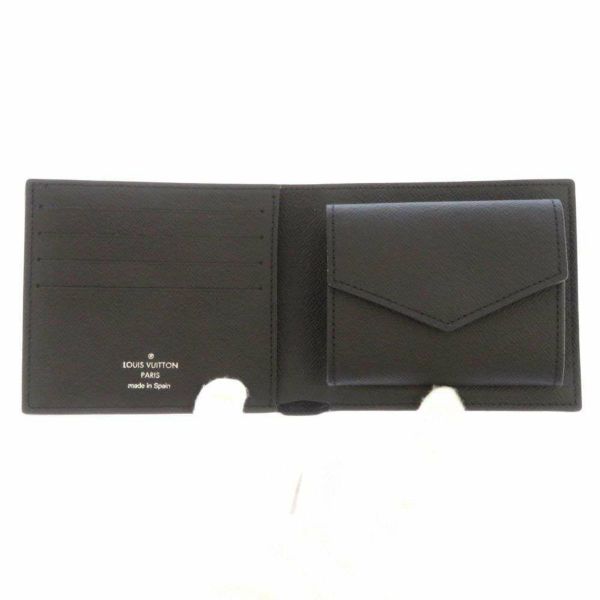 ルイヴィトン 財布 モノグラム・エクリプス ポルトフォイユ・マルコ NM M62545 LOUIS VUITTON ヴィトン 二つ折り財布 メンズ 黒 ブラック