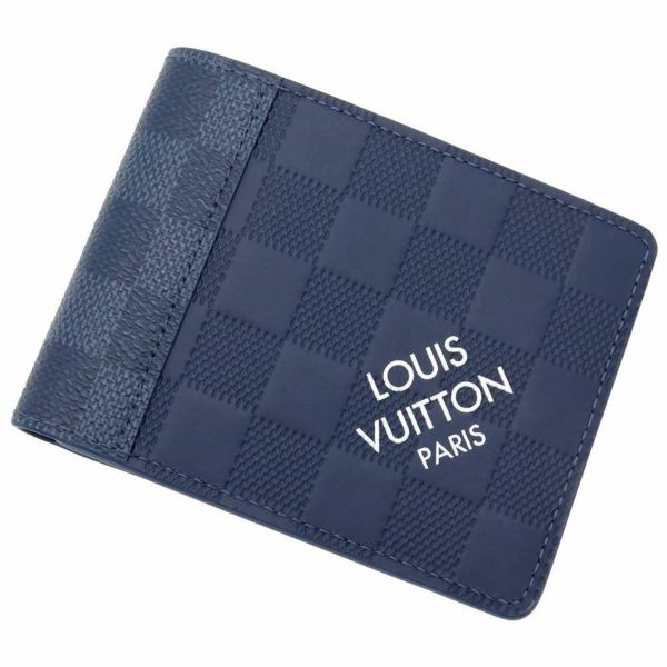 ルイヴィトン 二つ折り財布 ダミエ・アンフィニ/ダミエ・グラフィット ポルトフォイユ・スレンダー N60544 メンズ