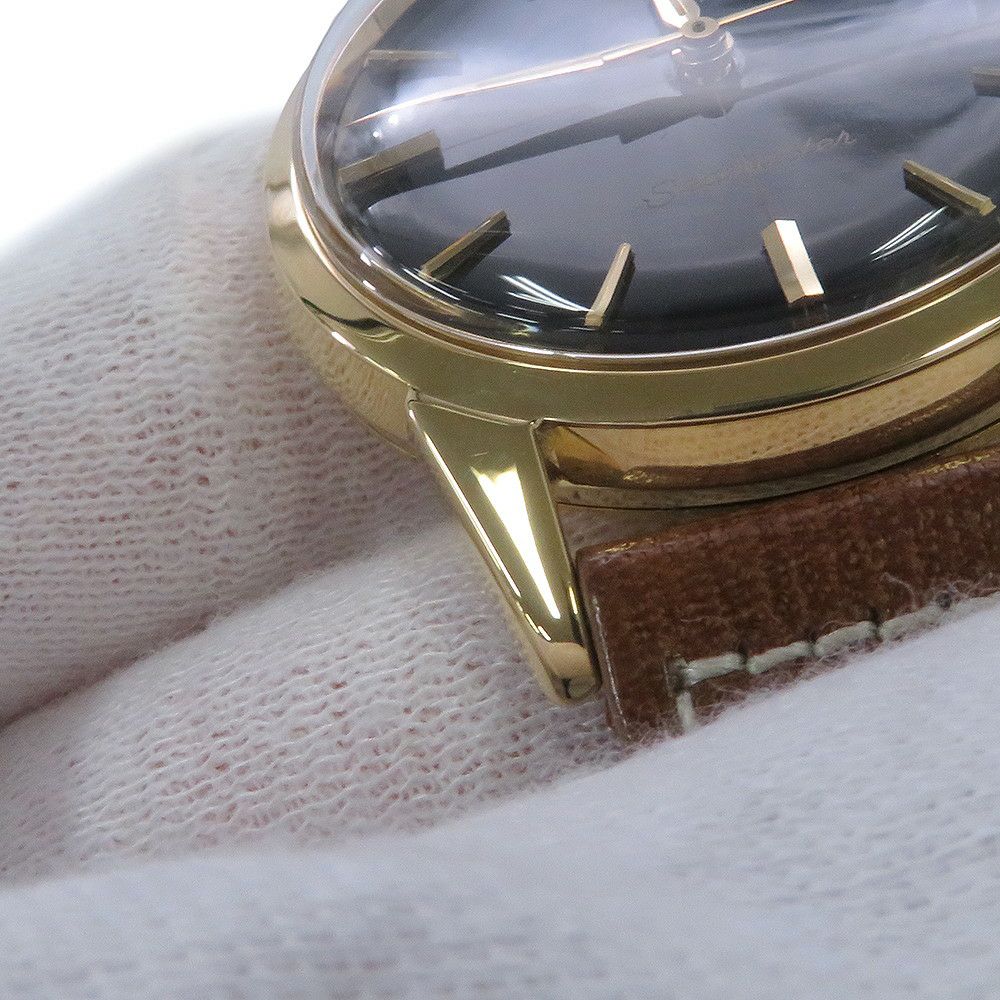 オメガ シーマスター 14704-3SC OMEGA 腕時計 黒文字盤 ヴィンテージウォッチ