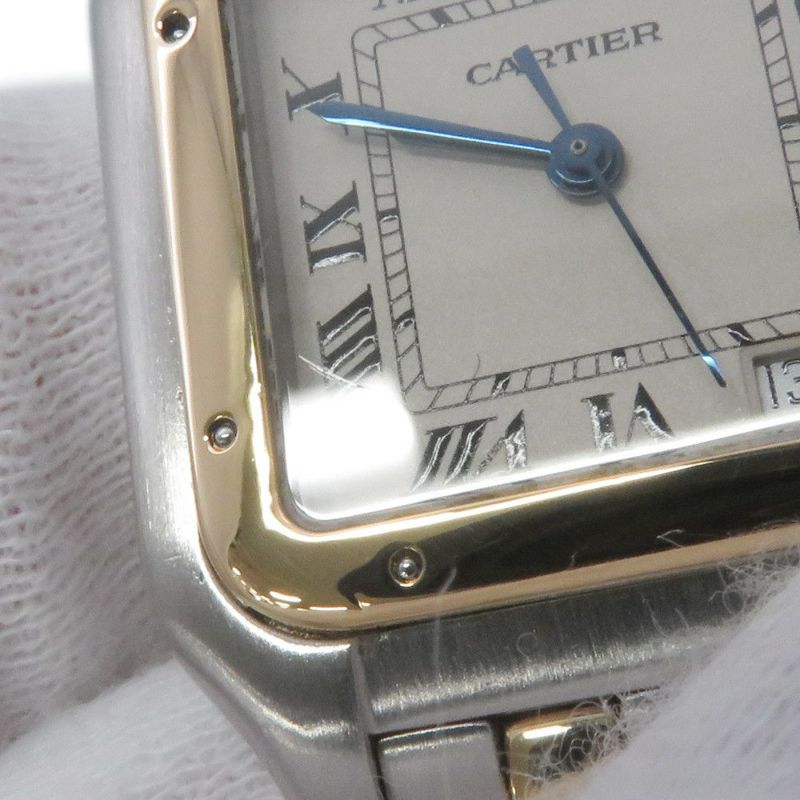 カルティエ パンテールMM 2ロウ W25028B6 Cartier 腕時計 アイボリー文字盤 クォーツ