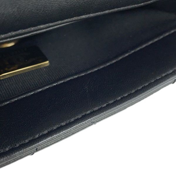 シャネル チェーンショルダーバッグ マトラッセ ココマーク スモール フラップバッグ ラムスキン AS5174 CHANEL 黒