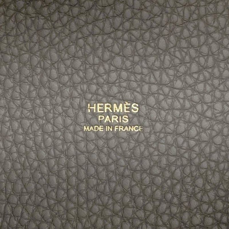 エルメス ハンドバッグ ピコタンロックPM グリメイヤー/ゴールド金具 トリヨンクレマンス U刻印