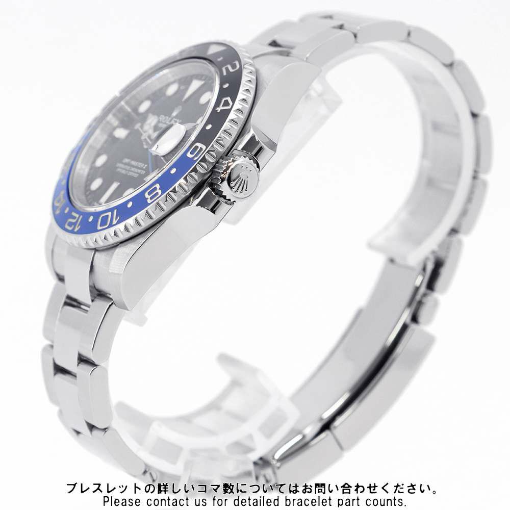 ロレックス GMTマスター2 デイト ランダムシリアル ルーレット 116710BLNR ROLEX 腕時計 黒文字盤