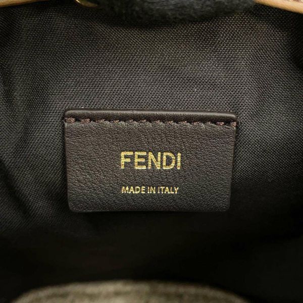 フェンディ ハンドバッグ ズッカ モン トレゾール ミニ キャンバス レザー 8BS010 FENDI 2wayショルダーバッグ