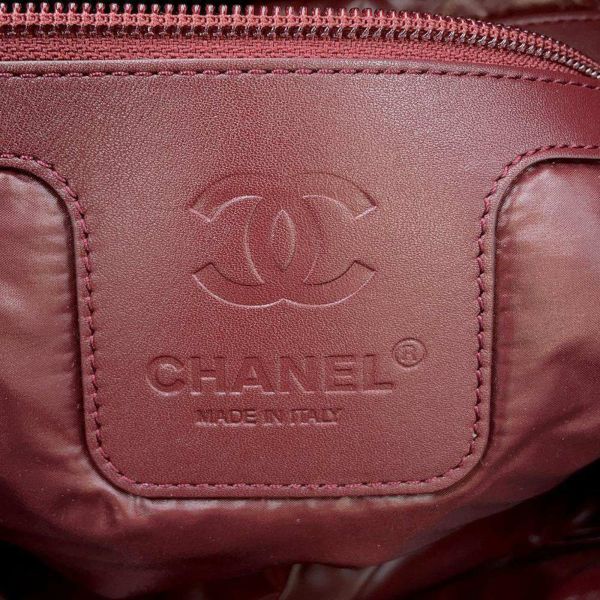 シャネル トートバッグ コココクーン ココマーク マトラッセ スモール ナイロン A48610 CHANEL バッグ 黒