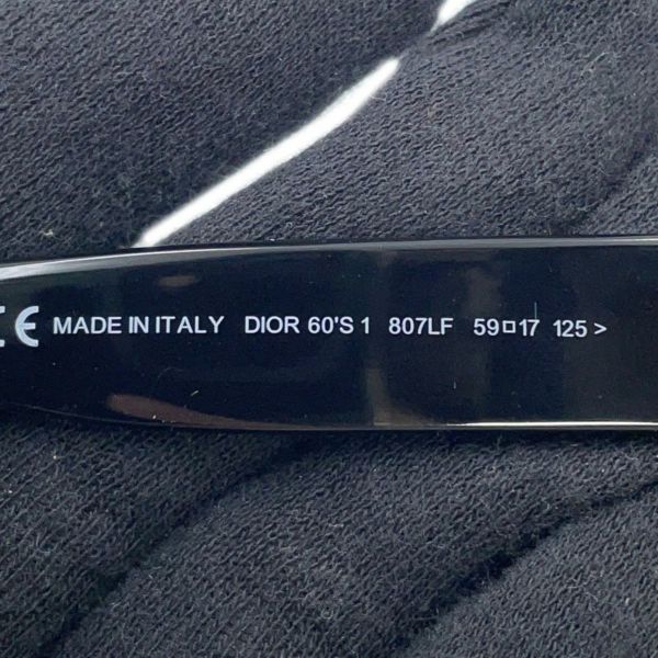 クリスチャン・ディオール サングラス DIOR 60‘S 807LF Christian Dior アイウェア 黒