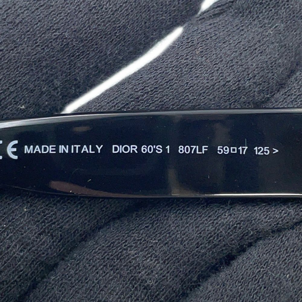 クリスチャン・ディオール サングラス DIOR 60‘S 807LF Christian Dior アイウェア 黒