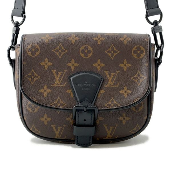ルイヴィトン ショルダーバッグ モノグラム・マカサー モンスリ・メッセンジャーPM M47060 LOUIS VUITTON ヴィトン