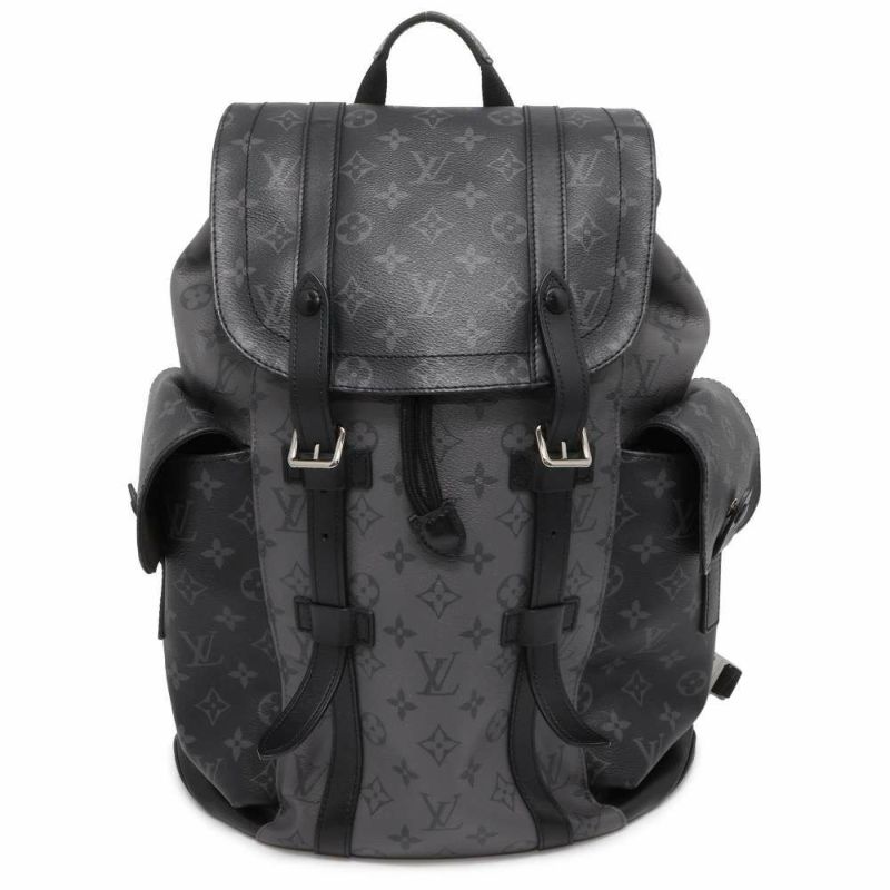 ルイヴィトン リュック モノグラム・エクリプス リバース クリストファーPM M46331 バックパック 黒 ブラック