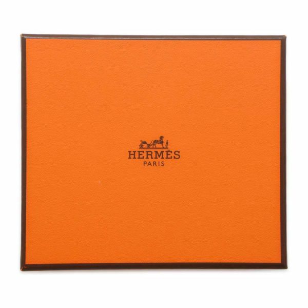 エルメス カードケース ベアン ミニ モーヴペール/シルバー金具 エプソン B刻印 HERMES 財布