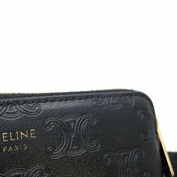 セリーヌ コインケース トリオンフ レザー 10C663BFU.38NO CELINE ポーチ 黒