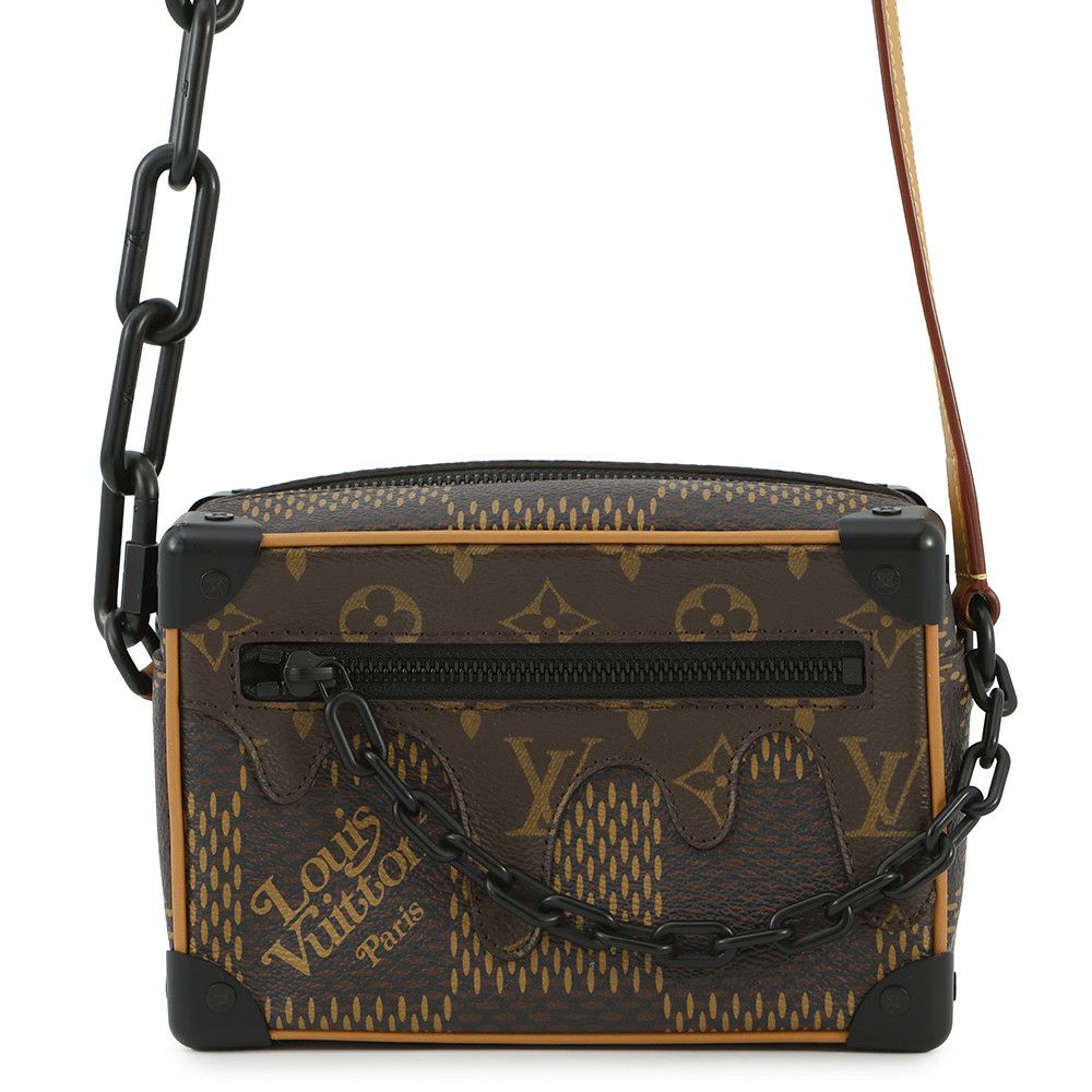 ルイヴィトン ショルダーバッグ ダミエ・エベヌ ジャイアント/モノグラム ミニ・ソフトトランク N60394 NIGOコラボ ヴァージル・アブロー