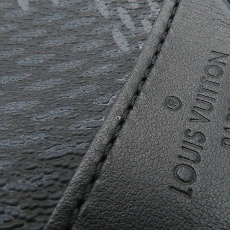 ルイヴィトン ショルダーバッグ ダミエ・グラフィット 3D トリオ・メッセンジャー N50017 LOUIS VUITTON メンズ ブラック 黒