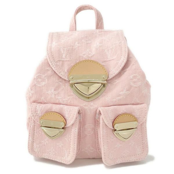 ルイヴィトン リュックサック モノグラム・デニム ヴェニス M13031 バックパック LOUIS VUITTON ピンク