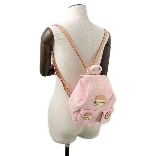 ルイヴィトン リュックサック モノグラム・デニム ヴェニス M13031 バックパック LOUIS VUITTON ピンク