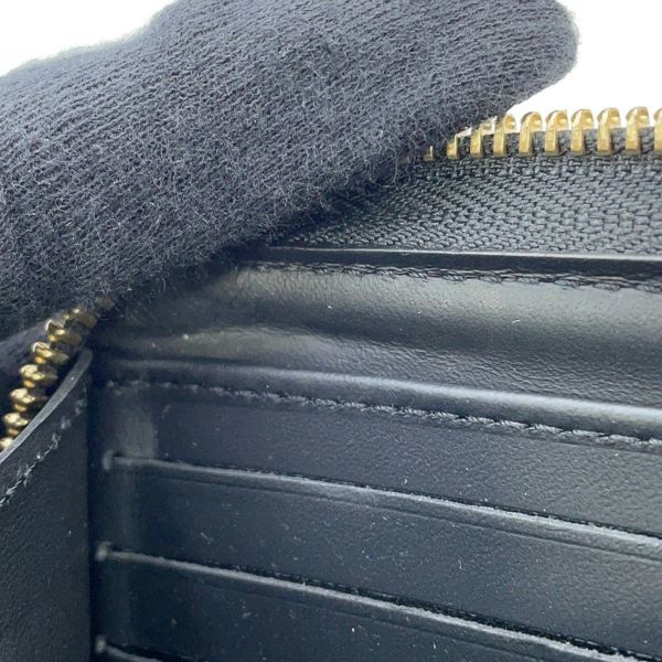 ルイヴィトン 長財布 モノグラム・マルチカラー LV×TM ジッピー・ウォレット クッサン M14096 村上隆コラボ 黒 ブラック