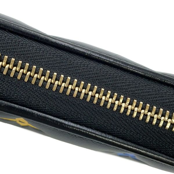 ルイヴィトン 長財布 モノグラム・マルチカラー LV×TM ジッピー・ウォレット クッサン M14096 村上隆コラボ 黒 ブラック