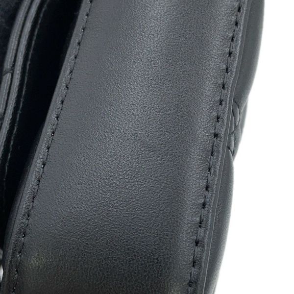 クリスチャン・ディオール チェーンショルダーバッグ My Dior ディオール トーク フォンバッグ カナージュ S0937ONMJ 黒