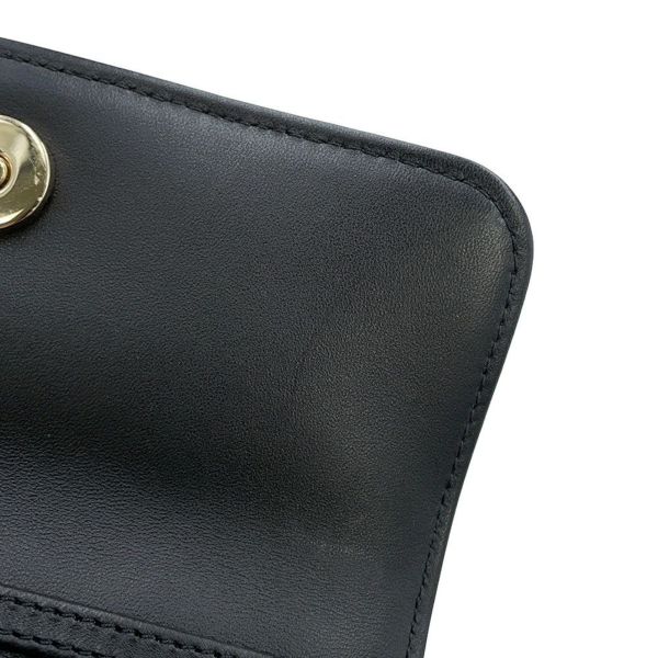 クリスチャン・ディオール チェーンショルダーバッグ My Dior ディオール トーク フォンバッグ カナージュ S0937ONMJ 黒