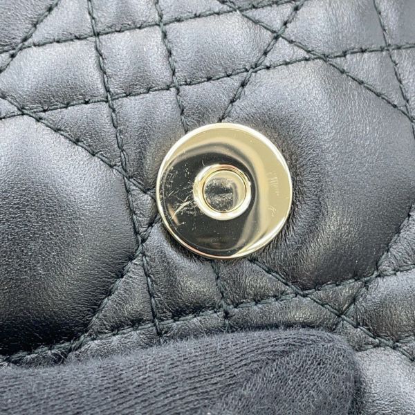 クリスチャン・ディオール チェーンショルダーバッグ My Dior ディオール トーク フォンバッグ カナージュ S0937ONMJ 黒