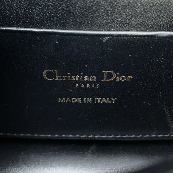 クリスチャン・ディオール チェーンショルダーバッグ My Dior ディオール トーク フォンバッグ カナージュ S0937ONMJ 黒