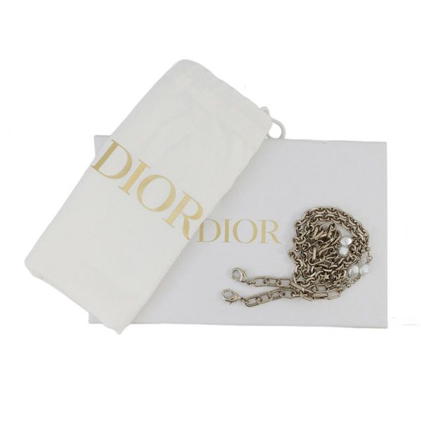 クリスチャン・ディオール チェーンショルダーバッグ My Dior ディオール トーク フォンバッグ カナージュ S0937ONMJ 黒
