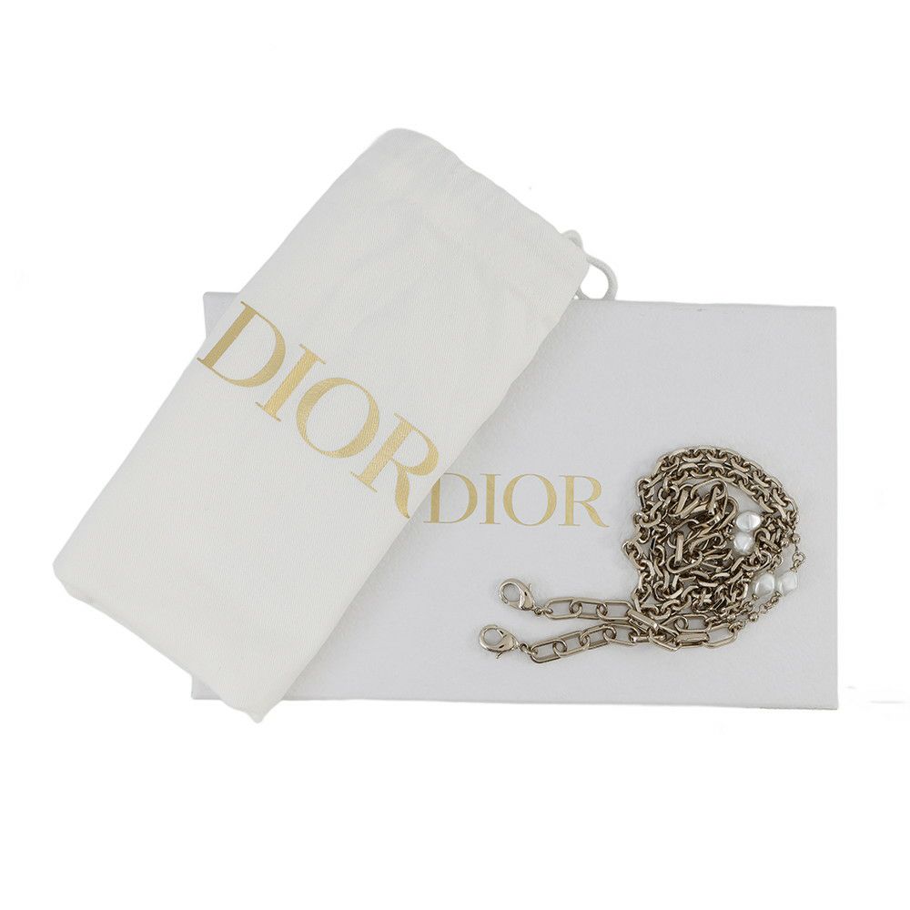 クリスチャン・ディオール チェーンショルダーバッグ My Dior ディオール トーク フォンバッグ カナージュ S0937ONMJ 黒