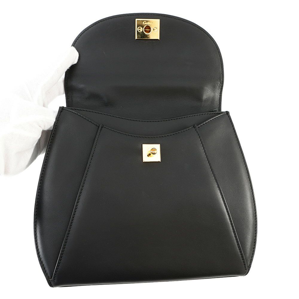 カルティエ ハンドバッグ パンテール レザー L1000121 Cartier 黒