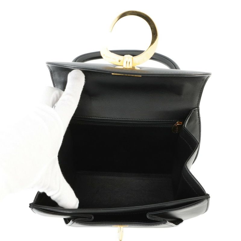 カルティエ ハンドバッグ パンテール レザー L1000121 Cartier 黒