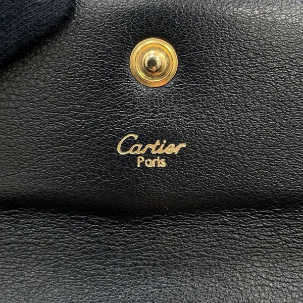カルティエ ハンドバッグ パンテール レザー L1000121 Cartier 黒