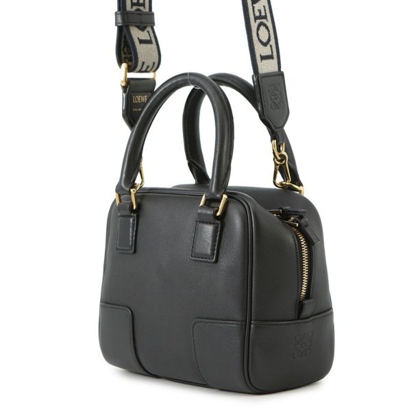 ロエベ ハンドバッグ アマソナ16 スクエア レザー A039N21X01 LOEWE 2way 黒