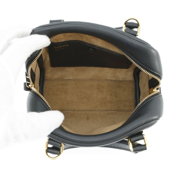 ロエベ ハンドバッグ アマソナ16 スクエア レザー A039N21X01 LOEWE 2way 黒