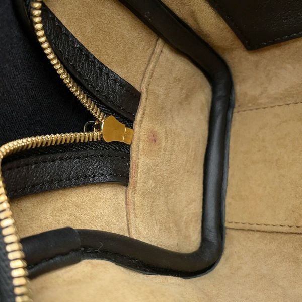 ロエベ ハンドバッグ アマソナ16 スクエア レザー A039N21X01 LOEWE 2way 黒