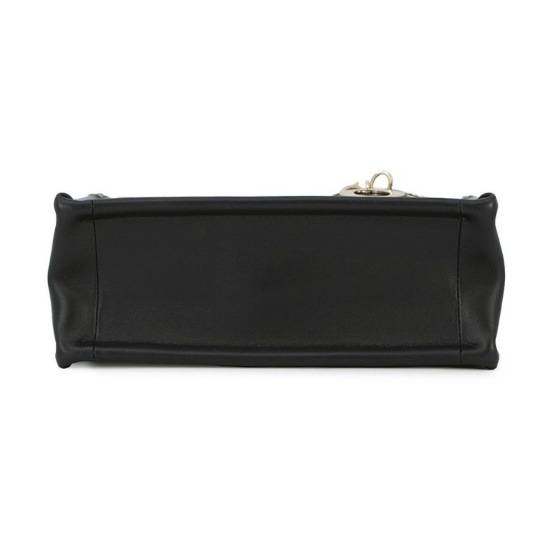 ディオール ハンドバッグ マクロカナージュ ブックトート ミニ カーフレザー S5573OWHP_M900 2way 黒