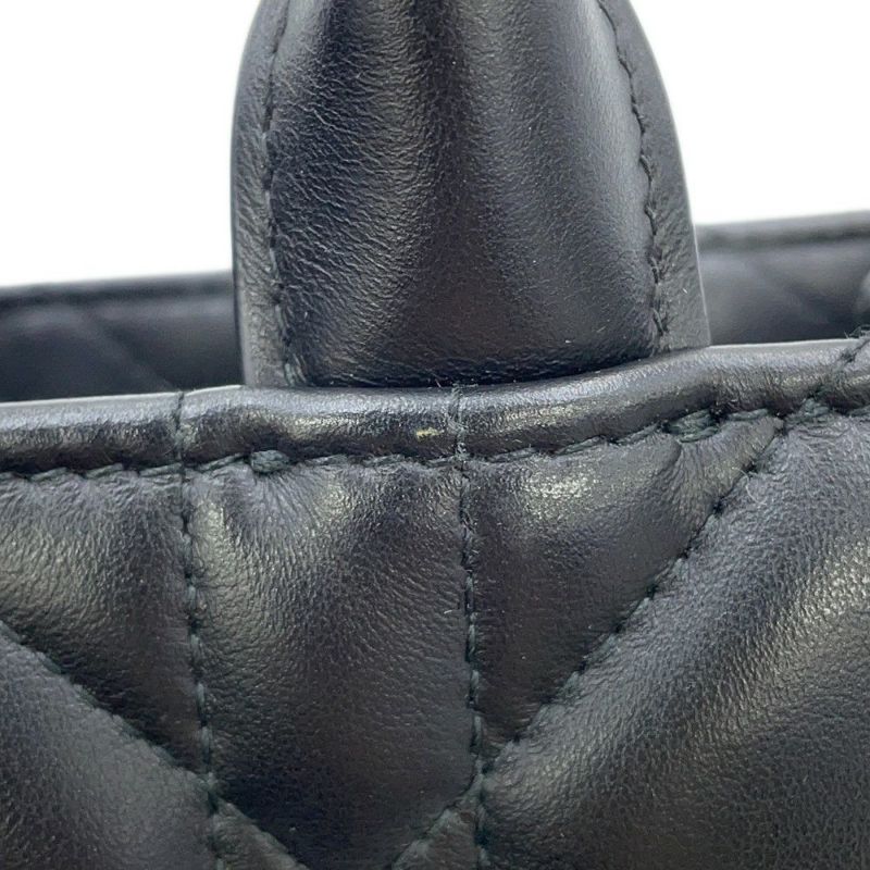 ディオール ハンドバッグ マクロカナージュ ブックトート ミニ カーフレザー S5573OWHP_M900 2way 黒