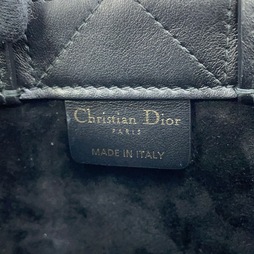 ディオール ハンドバッグ マクロカナージュ ブックトート ミニ カーフレザー S5573OWHP_M900 2way 黒