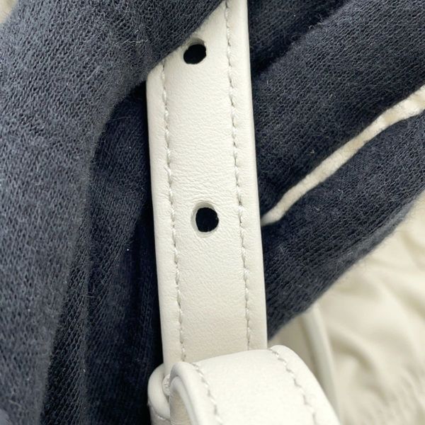 プラダ ハンドバッグ ギャザー レザー 1BA172 PRADA 2way 白